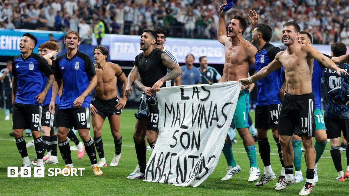 Argentina banner Malvinas