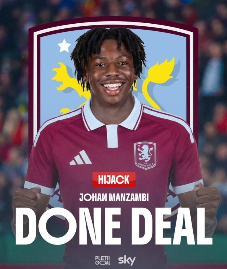 Johan Manzambi Aston Villa medical