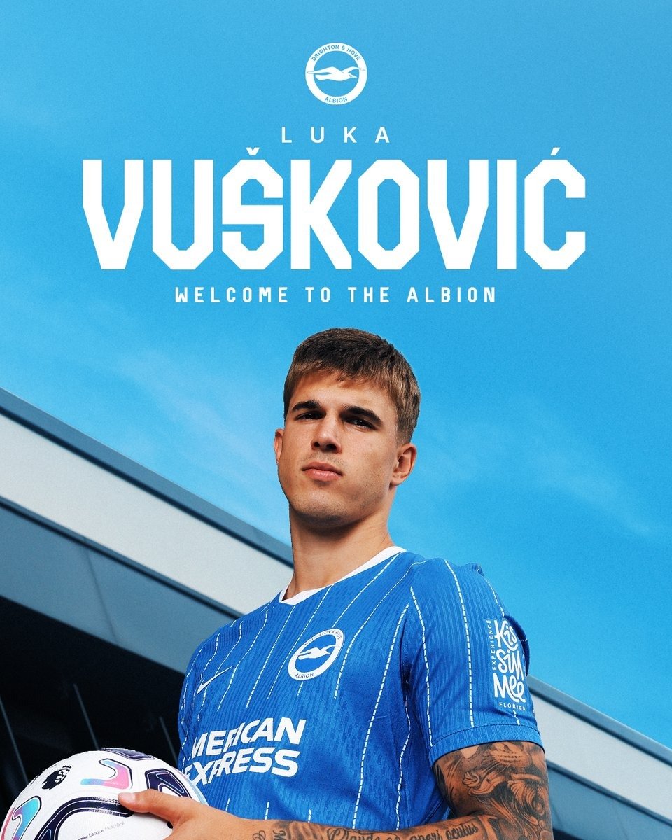 Luka Vuskovic Brighton transfer