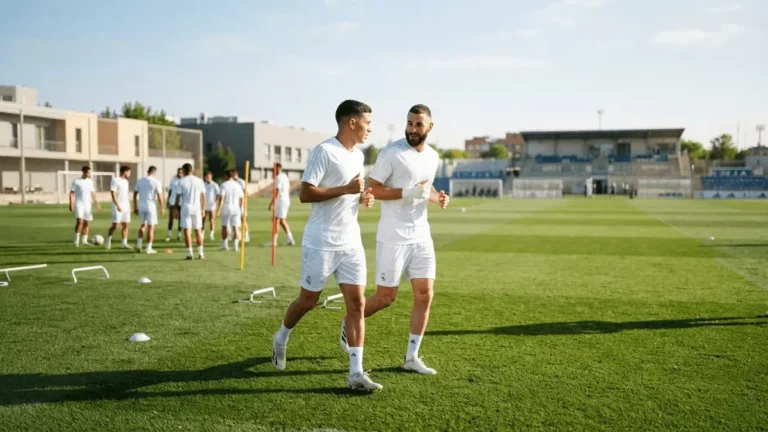 Real Madrid group training
