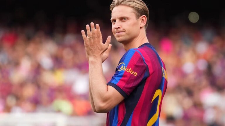 Frenkie de Jong injury return